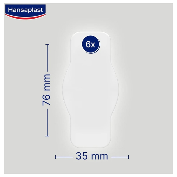 HANSAPLAST SECOND SKIN PROTECTION ÁPOSITOS (6 UNIDADES)