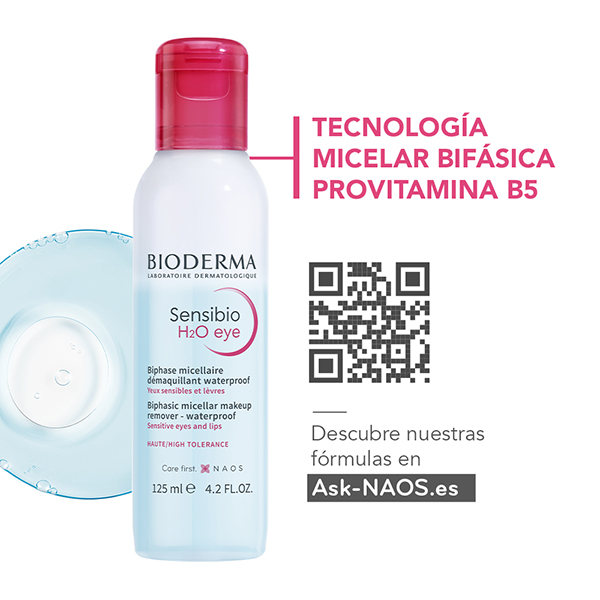 BIODERMA SENSIBIO H20 EYE OJOS SENSIBLES Y LABIOS (125ML)