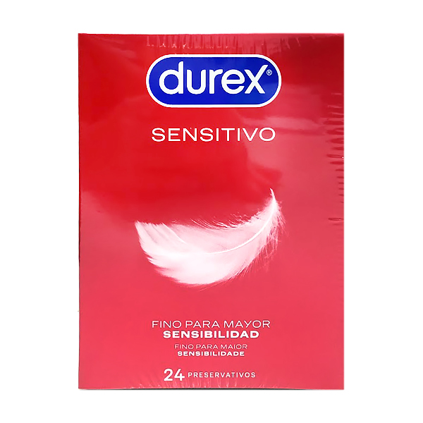 DUREX SENSITIVO SUAVE  (24 PRESERVATIVOS)