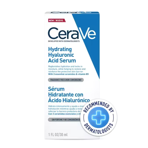 CERAVE SERUM HIDRATANTE CON ÁCIDO HIALURÓNICO HIDRATA Y RESTAURA (30ML)