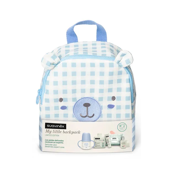 SUAVINEX SET BACKPACK OSO AZUL (5 UNIDADES) + MOCHILA GUARDERIA