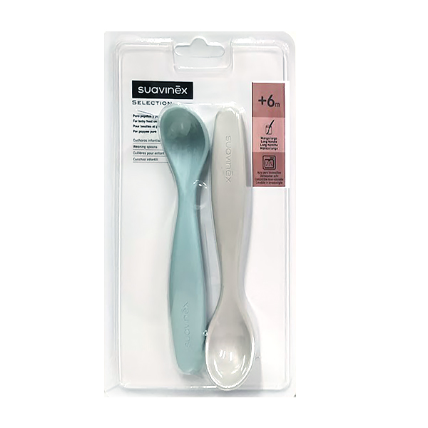 SUAVINEX SET CUCHARAS INFANTIL SPOON +6M (2 UNIDADES)