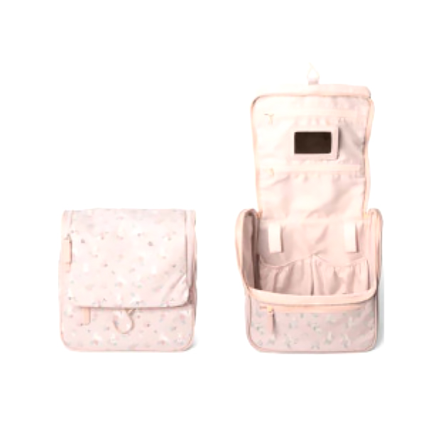 SUAVINEX SET DE BAÑO FUN TIME WONDERLAND COLOR ROSA ( NECESER-PERCHA + 6 PRODUCTOS)