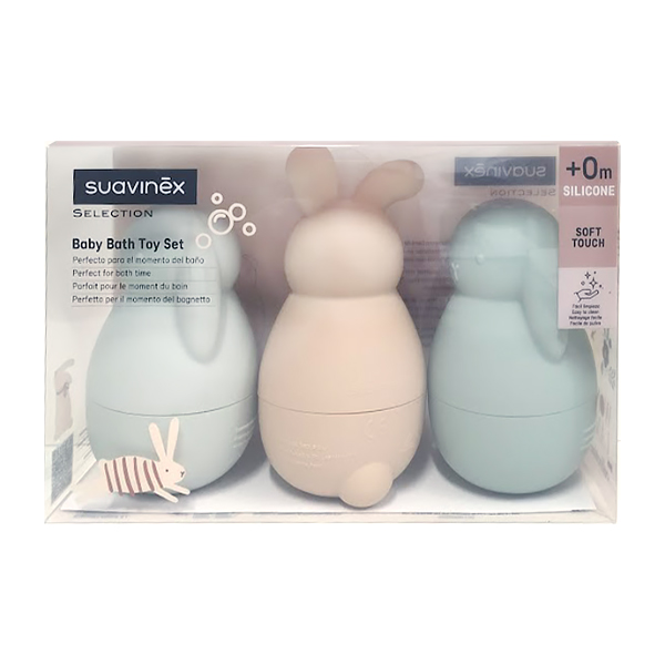 SUAVINEX SET JUGUETES BAÑO WONDERLAND +0M (3 UNIDADES)