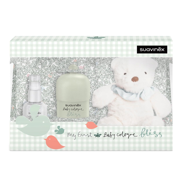 SUAVINEX SET MY FIRST BABY COLOGNE BLISS + PELUCHE DE REGALO!