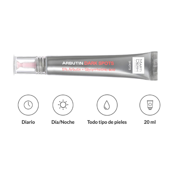 MARTIDERM SHOT ARBUTIN DARK SPOTS MANCHAS OSCURAS (20ML)	