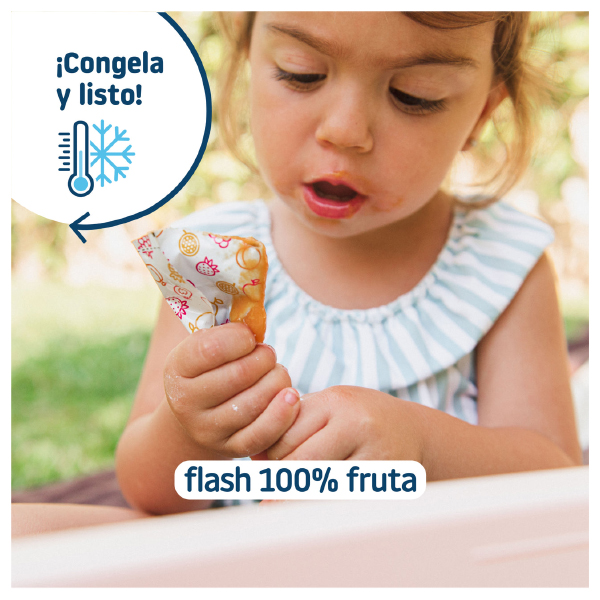 SMILEAT SMILADOS FLASH 100% FRUTA FRESA Y MANZANA (5UDS)