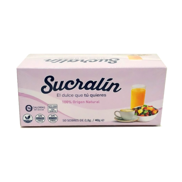 SUCRALÍN SUSTITUTO DEL AZÚCAR SOBRES (50 UNIDADES)