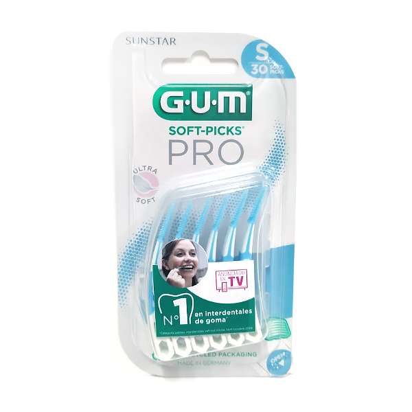 GUM SOFT PICKS PRO TALLA S  (30 UNIDADES)	