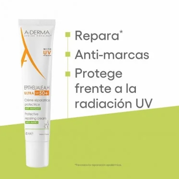 A-DERMA SOLAR EPITHELIALE AH ULTRA REPAIR CREMA SPF50 (40ML)