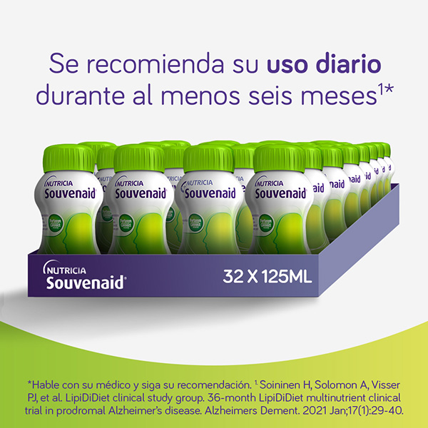 NUTRICIA SOUVENAID SABOR CAPPUCCINO PACK 7+1 (32 UNIDADES x 125ML)