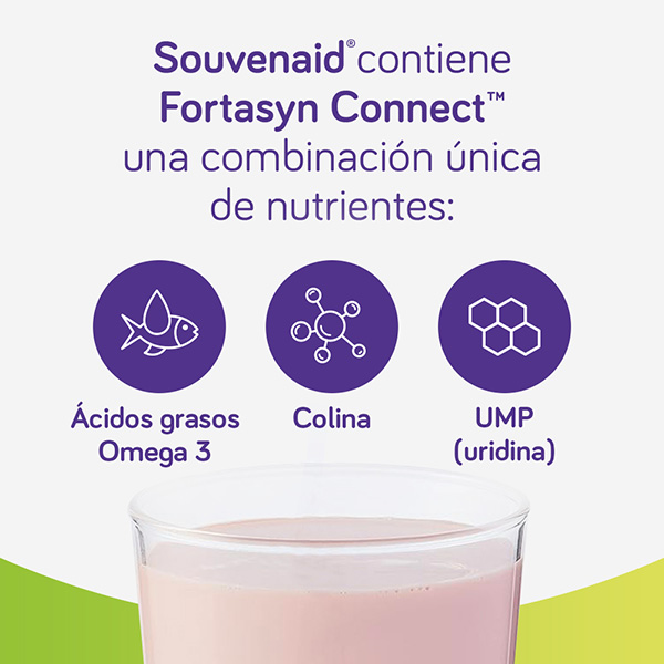 NUTRICIA SOUVENAID SABOR FRESA PACK 7+1 (32 UNIDADES X 125ML)