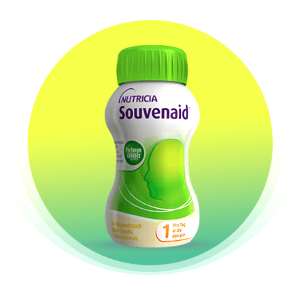 NUTRICIA FORTIMEL SOUVENAID SABOR VAINILLA (4 UNIDADES x 125ML)