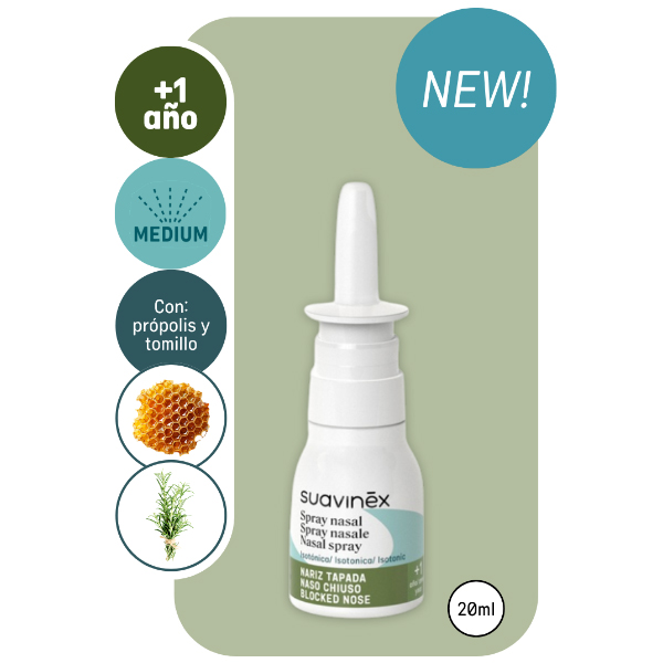 SUAVINEX SPRAY NASAL ISOTONICO PROPOLIS +1 AÑO (20ML)