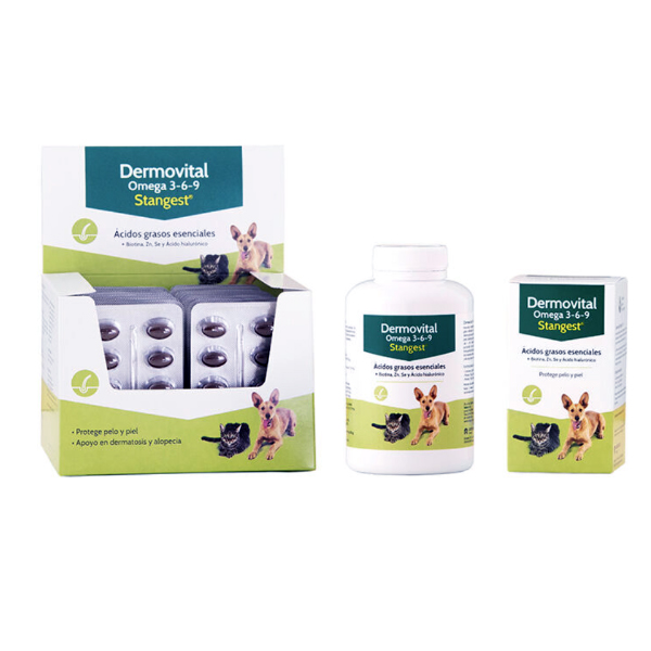 CANTABRIA LABS STANGEST DERMOVITAL OMEGA 3-6-9 PERROS Y GATOS (60 CAPSULAS) 