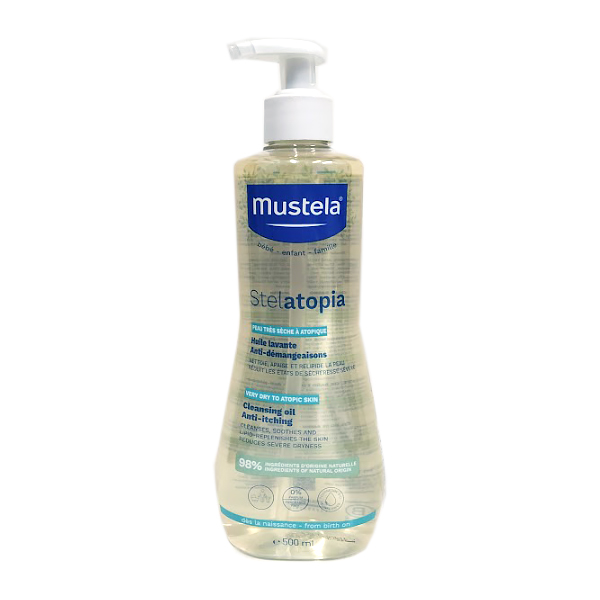 MUSTELA STELATOPIA ACEITE DE DUCHA Y BAÑO (500ML)