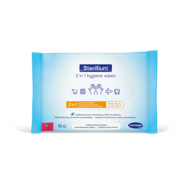 HARTMANN STERILLIUM TOALLITAS TO GO (15 UNIDADES)