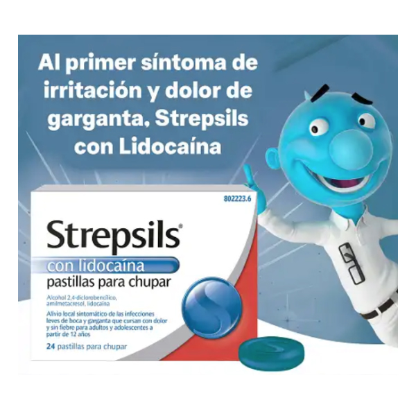 RECKITT BENCKINSER STREPSILS CON LIDOCAINA  (24 pastillas)