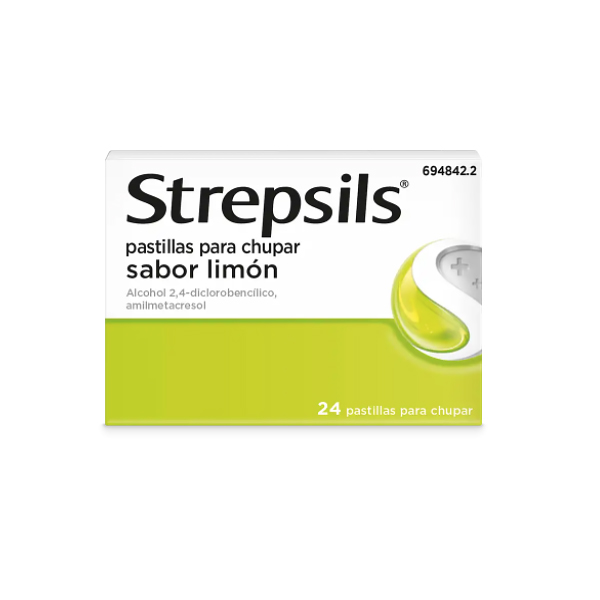 RECKITT BENCKINSER STREPSILS PASTILLAS SABOR LIMÓN (24 pastillas)