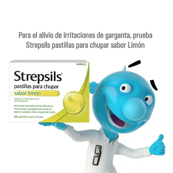 RECKITT BENCKINSER STREPSILS PASTILLAS SABOR LIMÓN (24 pastillas)