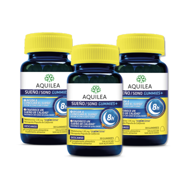 AQUILEA SUEÑO GUMMIES+ PACK TRIPLE (3 X 30 GUMMIES)