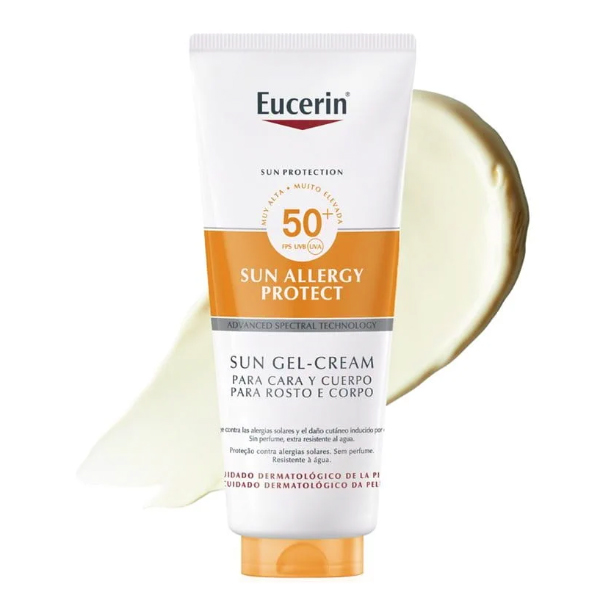 EUCERIN SUN ALLERGY PROTECT GEL-CREMA CARA Y CUERPO FPS 50+ (150ML) 	