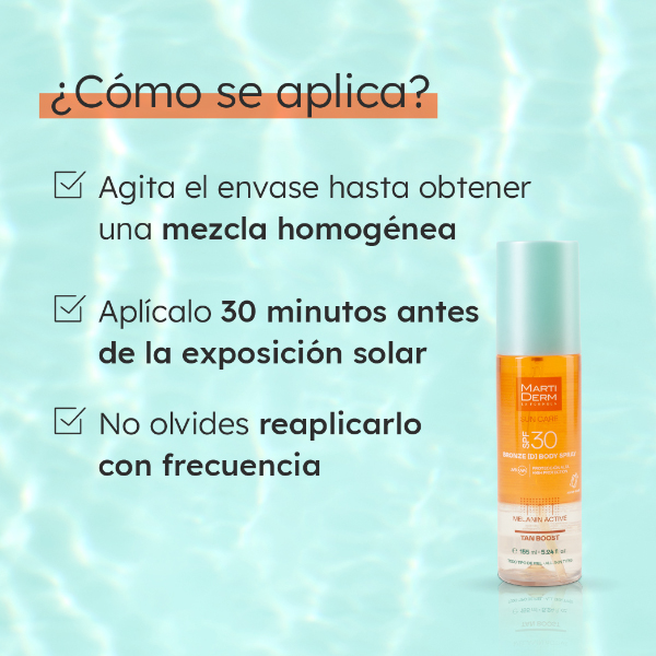MARTIDERM SUN CARE BRONZE [D] BODY SPRAY SPF30 (150ML) 
