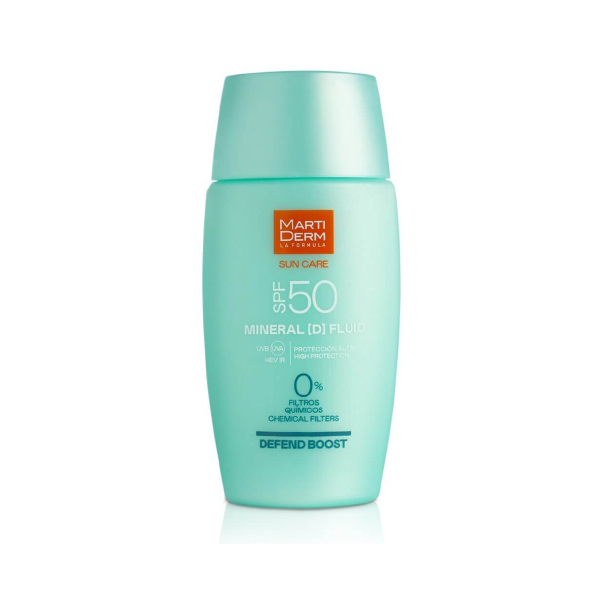 MARTIDERM SUN CARE SPF50 MINERAL FLUID 0% FILTROS QUÍMICOS (50ML)