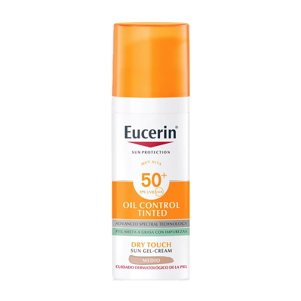 EUCERIN SUN FACE OIL CONTROL TONO MEDIO FPS 50+ (50ML)