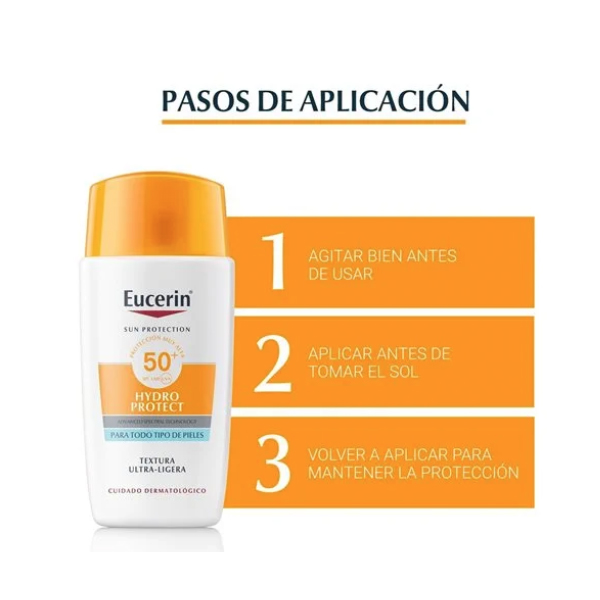 EUCERIN SUN HIDROPROTECT FLUIDO ULTRA-LIGHT FPS 50+ (50ML)