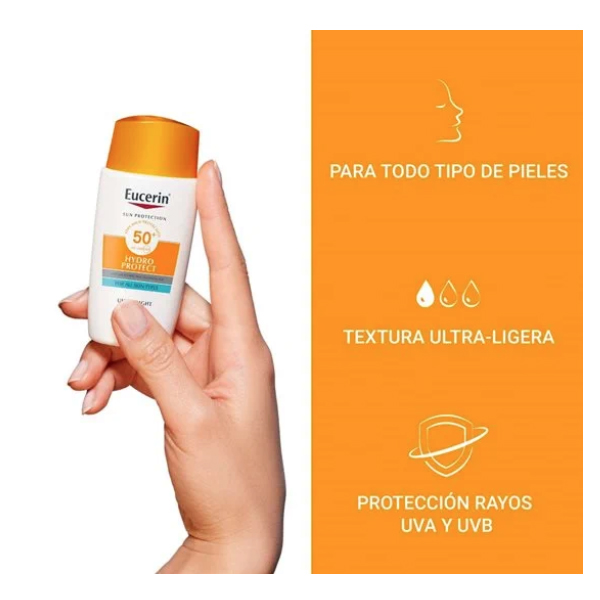 EUCERIN SUN HIDROPROTECT FLUIDO ULTRA-LIGHT FPS 50+ (50ML)