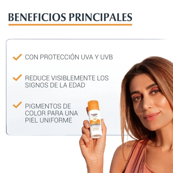 EUCERIN SUN OIL CONTROL SPF50+ TINTED CLARO (50ML)