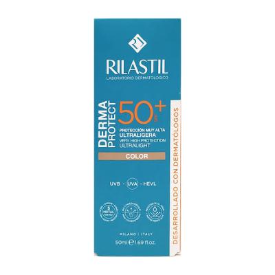 RILASTIL SUN SYSTEM DERMAPROTECT SPF 50+ FACIAL COLOR (50ML)