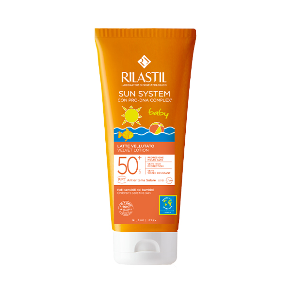 RILASTIL SUN SYSTEM BABY VELLUTO LOCIÓN SPF50+ (200ML)