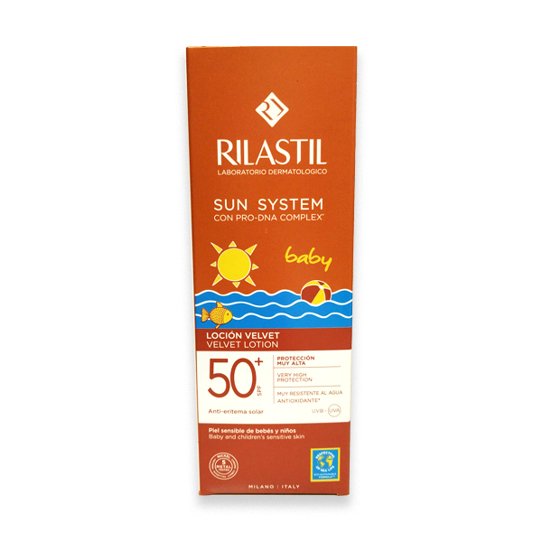 RILASTIL SUN SYSTEM BABY VELLUTO LOCIÓN SPF50+ (200ML)