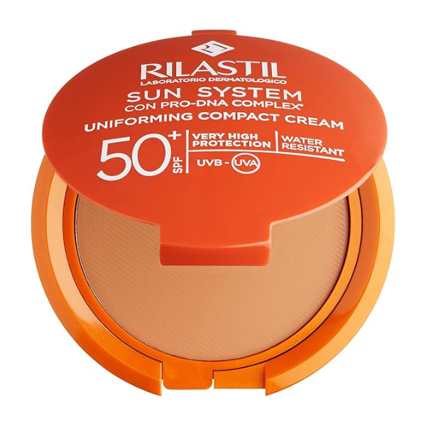 RILASTIL SUN SYTEM CREMA COLOR COMPACTA SPF50+ COLOR BRONZE  (10G)
