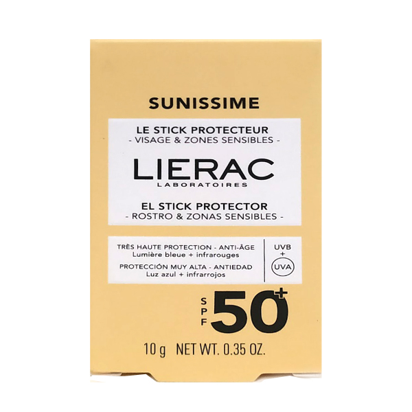 LIERAC SUNISSIME STICK ZONAS SENSIBLES SPF50+ (10G)