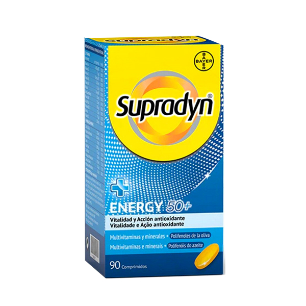 BAYER Supradyn® ENERGY 50+ antes ACTIVE (90comp)