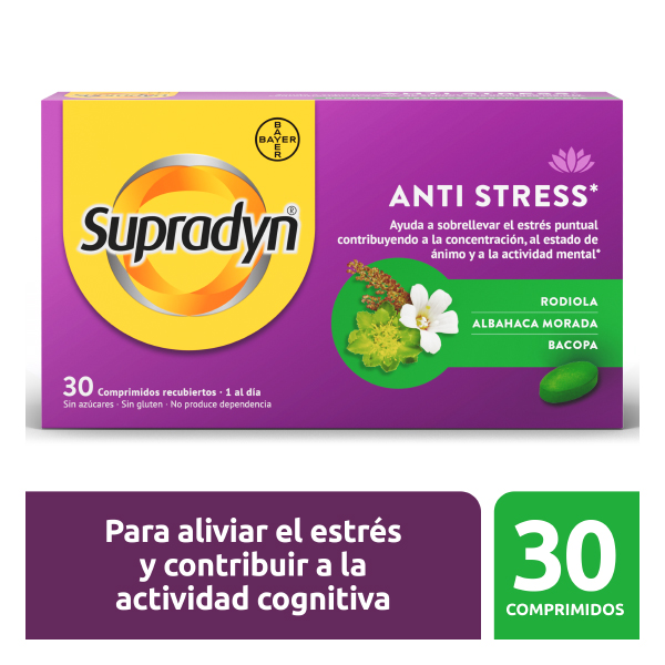 BAYER SUPRADYN ANTISTRESS -antes SERENIA (30 COMPRIMIDOS)