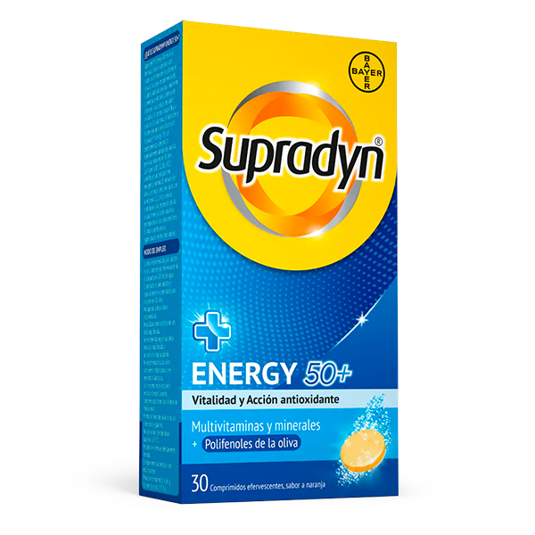 BAYER Supradyn Energy 50+ (30 comprimidos efervescentes)