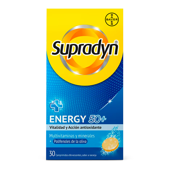 BAYER Supradyn Energy 50+ (30 comprimidos efervescentes)
