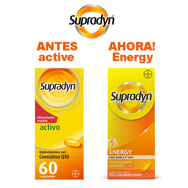 BAYER Supradyn® ENERGY antes ACTIVE (60comp) 