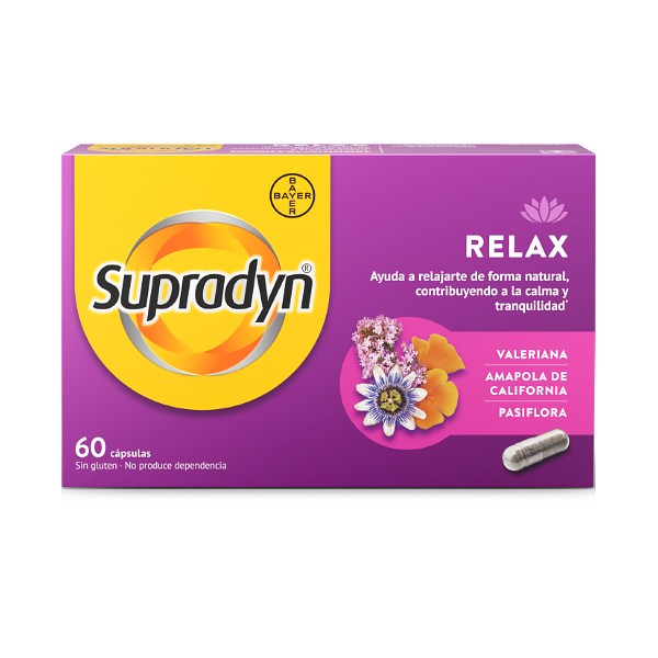 BAYER SUPRADYN RELAX -ANTES SERENIA (60 CÁPSULAS) 