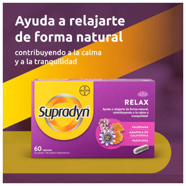 BAYER SUPRADYN RELAX -ANTES SERENIA (60 CÁPSULAS) 