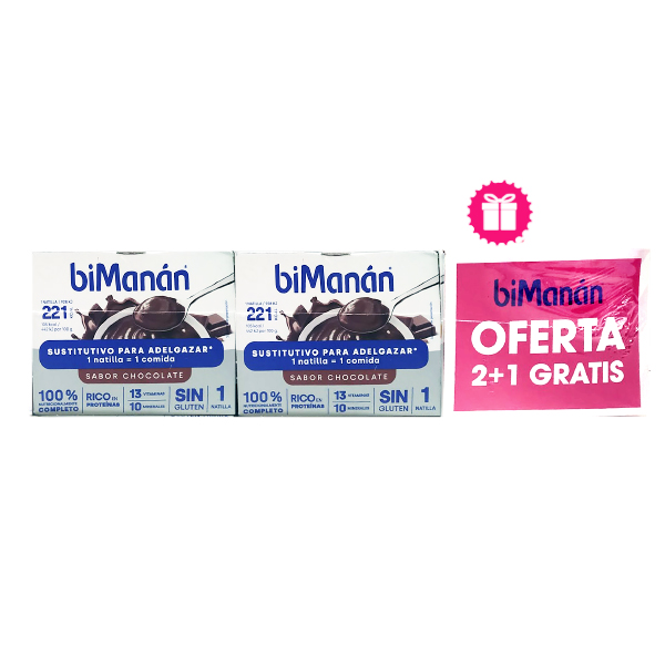 BIMANAN SUSTITUTIVE  COPA SABOR CHOCOLATE (OFERTA 2 + 1)