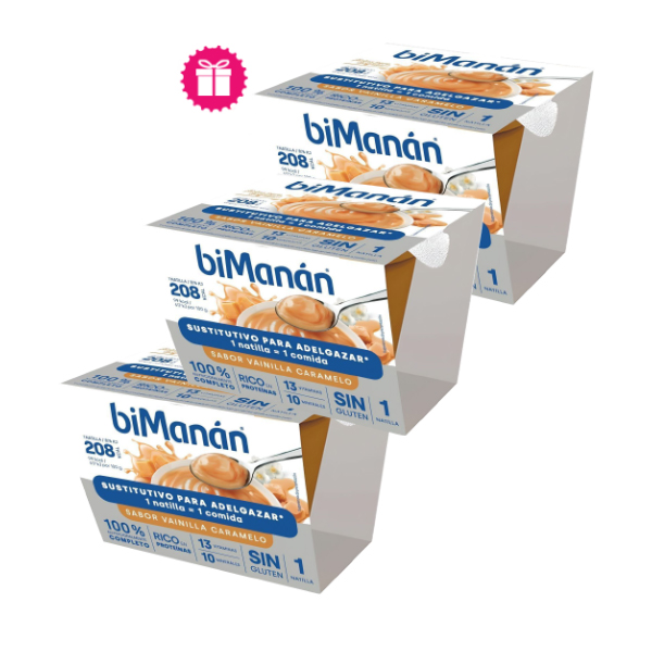BIMANAN SUSTITUTIVE COPA VAINILLA Y CARAMELO (OFERTA 2+1 GRATIS)