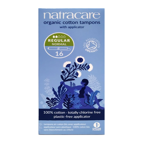 NATRACARE TAMPON NATURAL CON APLICADOR (16 UNIDADES)