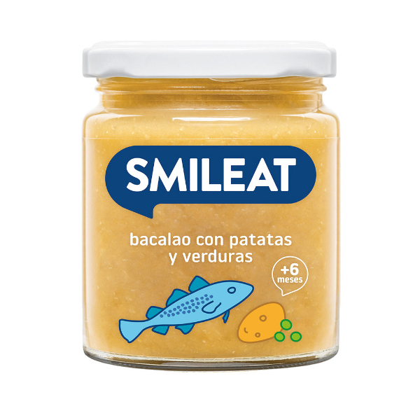 SMILEAT TARRITO BACALAO CON PATATAS Y VERDURAS  ECO (230G)