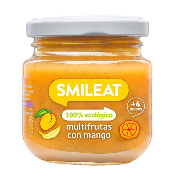 SMILEAT TARRITO MULTIFRUTAS MANGO ECO +4M (130G)