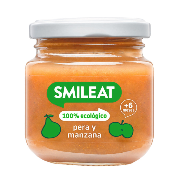 SMILEAT TARRITO PERA Y MANZANA ECO (130G)
